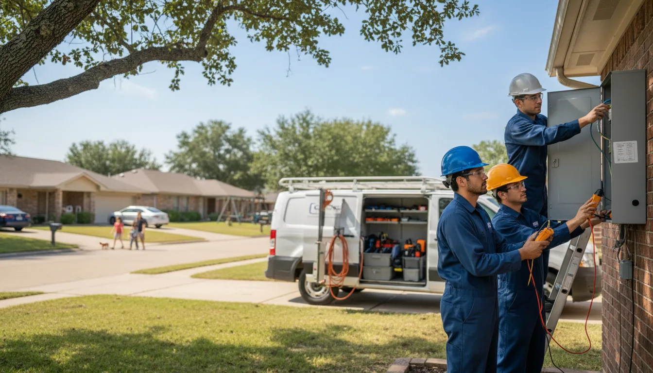 Certified electrician providing emergency electrical services in Baskerville, VA